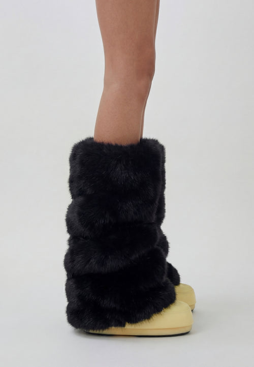 Bearry Black Legwarmer
